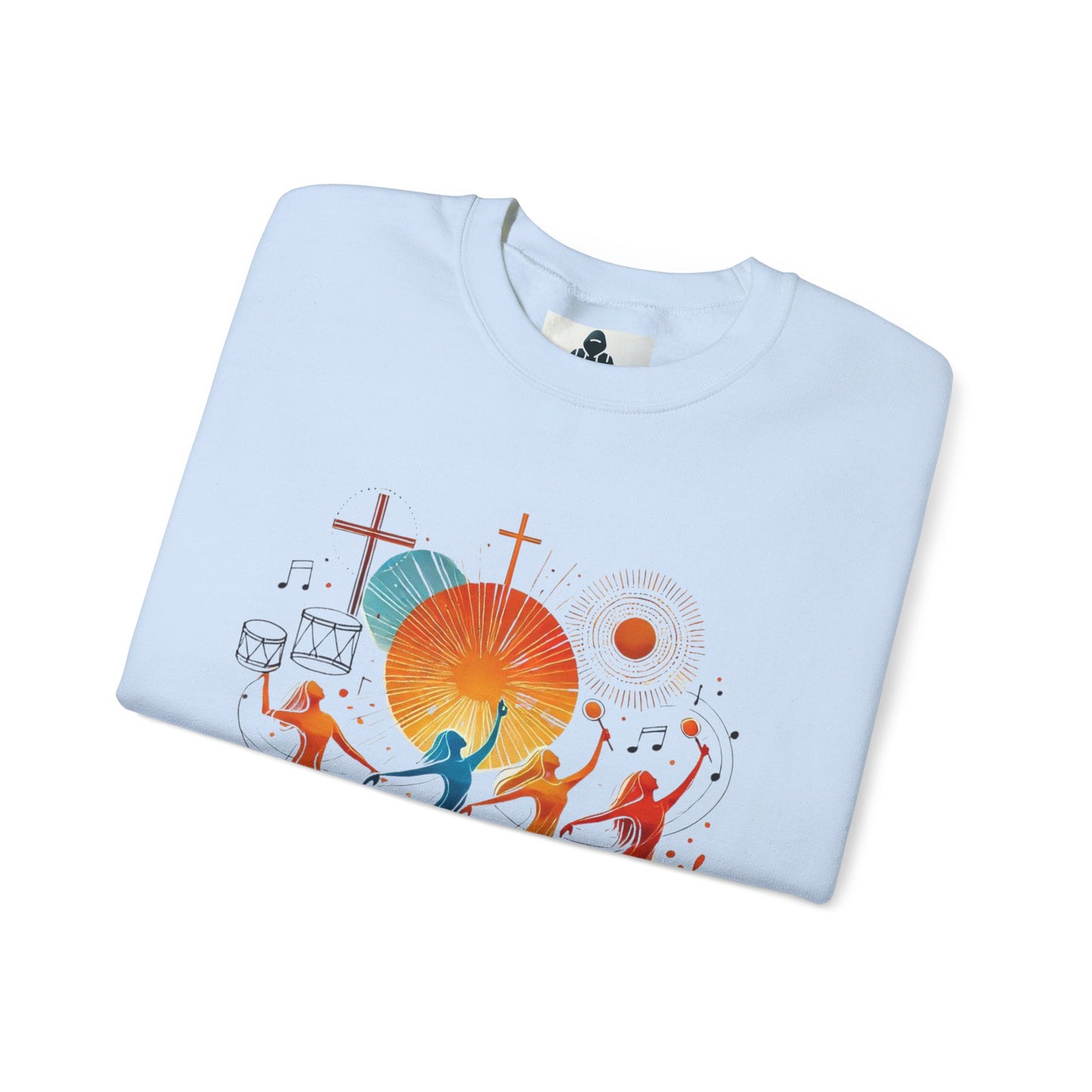 Danzando en cada Temporada Sweatshirt | Unisex Heavy Blend Crewneck with Colorful Dance Design