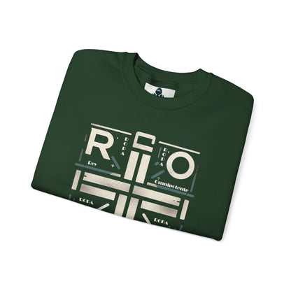 Eco-Friendly Graphic Crewneck Sweatshirt - R O P A  Cruz Design
