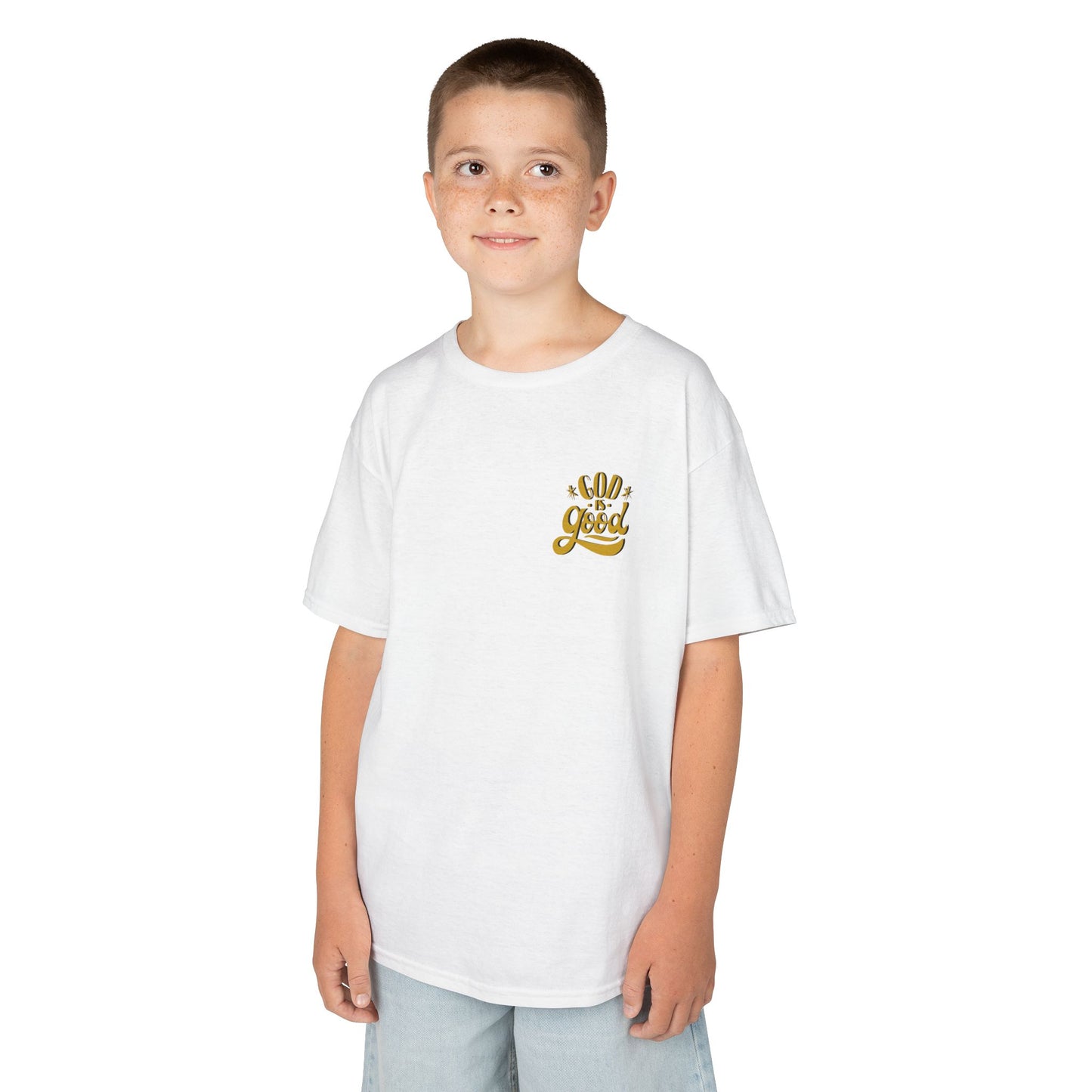Kids Inspirational Tee - "Good" & "Jesus Heals Brokenness" - Perfect for Church, Gifts, Birthdays, Family Events