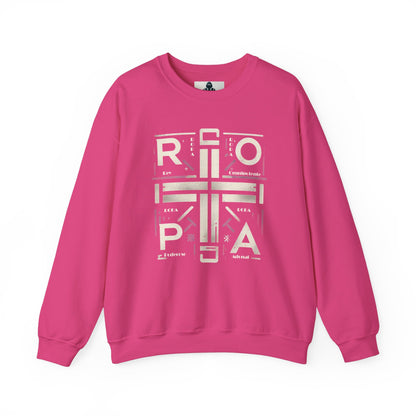 Eco-Friendly Graphic Crewneck Sweatshirt - R O P A  Cruz Design