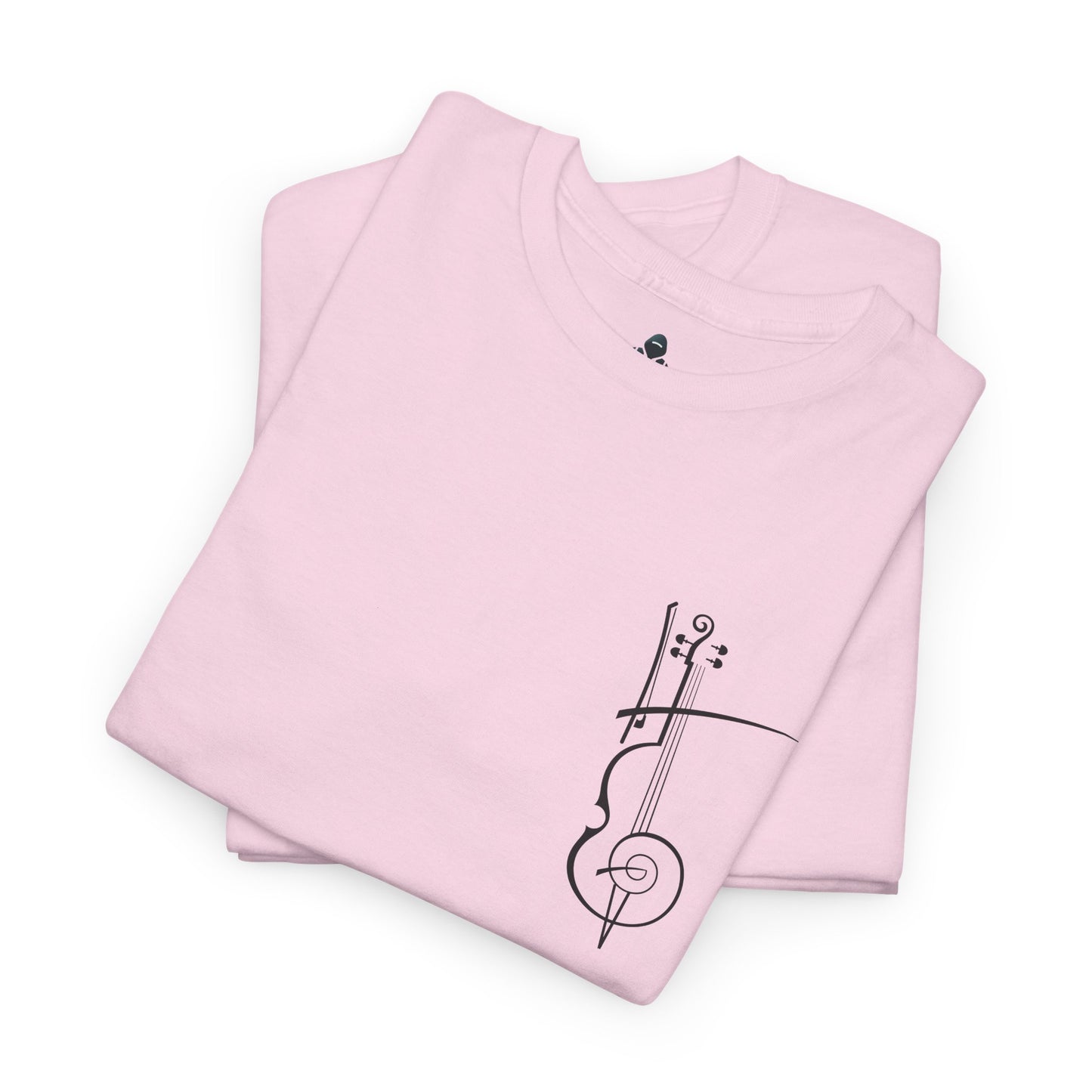 (Ropa Ft Hector David) Vintage Violin Graphic Tee, Unisex Cotton T-Shirt, Retro Violin Art, Perfect for Musicians, Music Lover Gift,