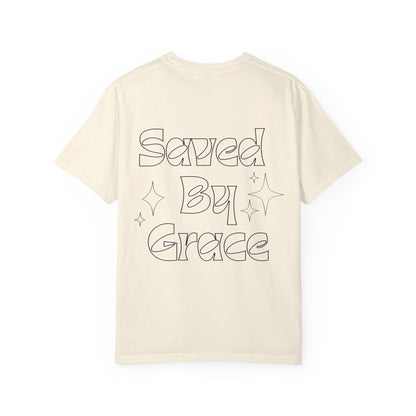 Faith-Inspired Unisex T-Shirt - Saved By Grace, Casual Wear, Christian Apparel, Gift for Believers, Everyday Comfort