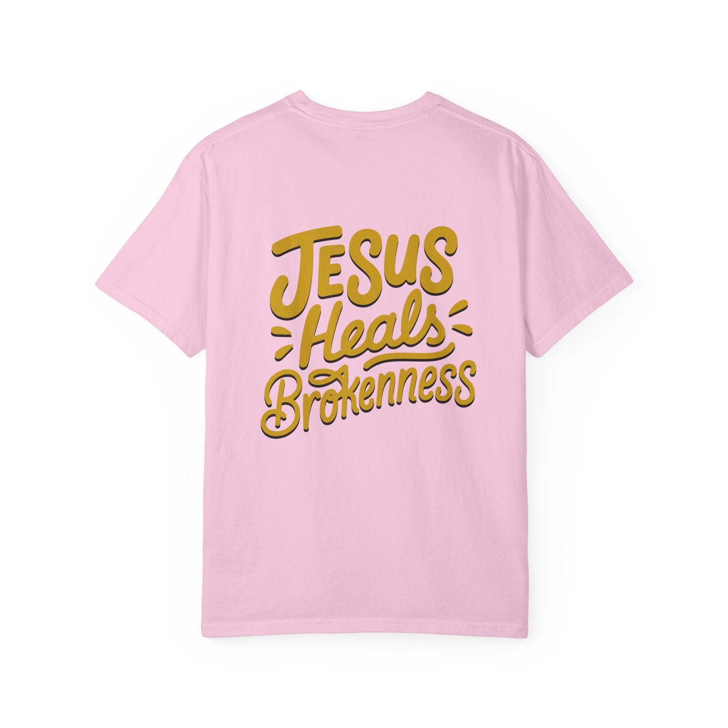Inspirational Unisex T-Shirt - Jesus Heals Brokenness, Faith Shirt, Encouraging Apparel, Christian Gift, Spiritual Clothing