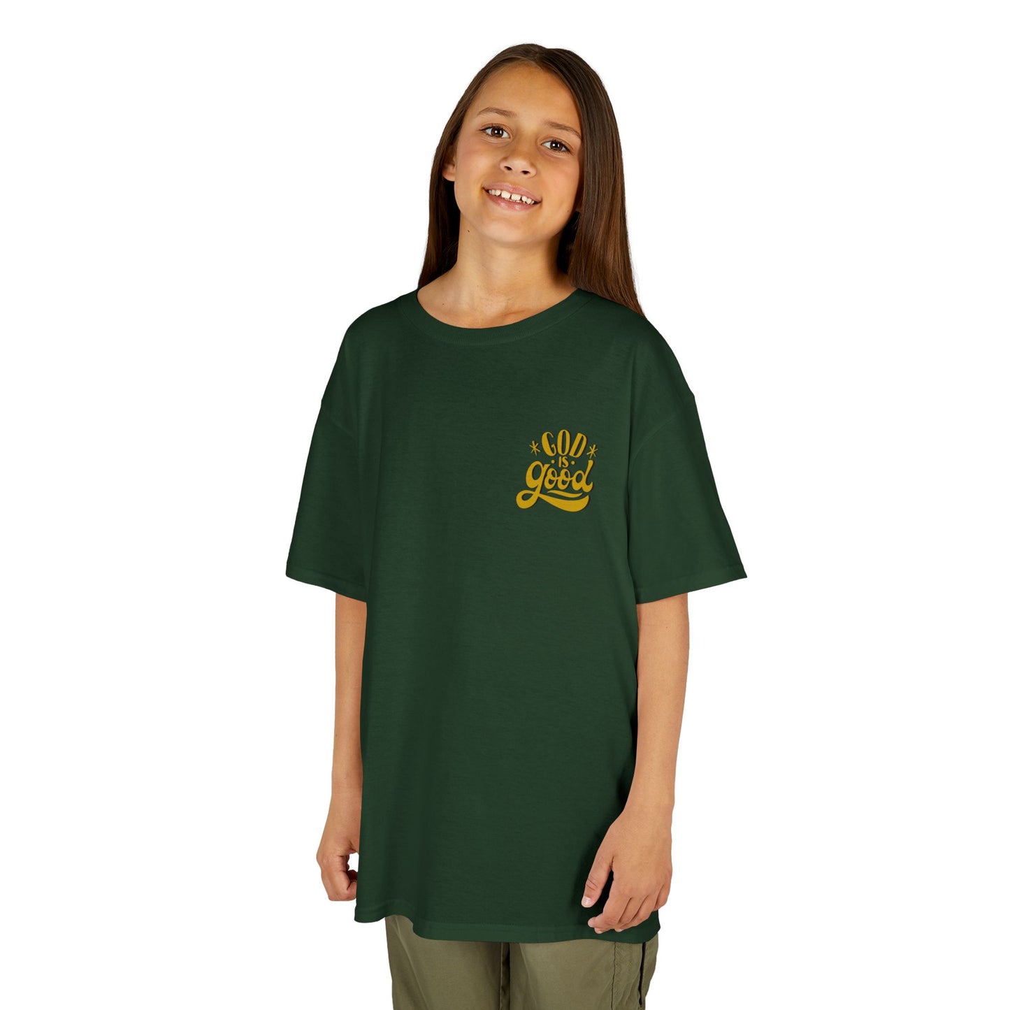 Kids Inspirational Tee - "Good" & "Jesus Heals Brokenness" - Perfect for Church, Gifts, Birthdays, Family Events