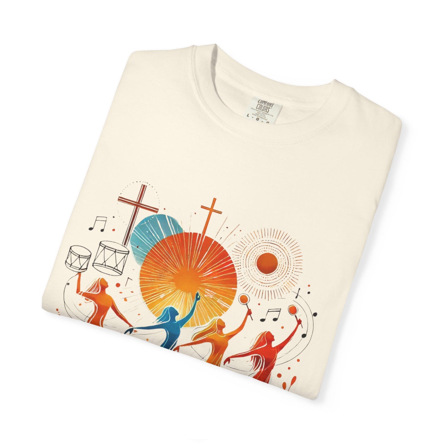 Unisex Garment-Dyed T-Shirt, Dance Design Tee, Seasonal Celebration Shirt, Gift for Dance Lovers, Festival Apparel