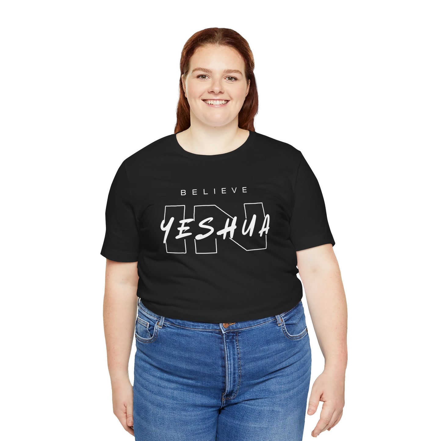 Unisex Short Sleeve Tee - 'Believe Yeshua' Inspirational Graphic Tee