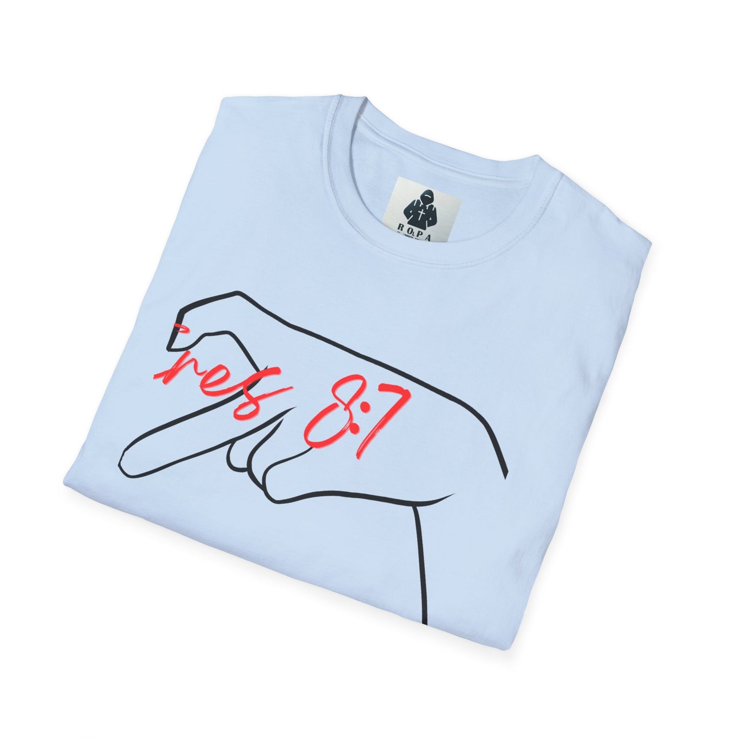 Unisex Softstyle T-Shirt with 'rez 87' Graphic - Casual Streetwear Tee