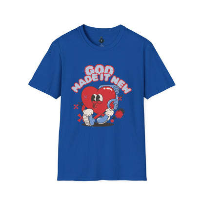 God Made New Unisex Softstyle T-Shirt - Fun & Playful Graphic Tee