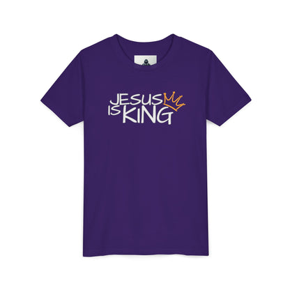 Youth Tee with Inspirational Jesus Design, Faith T-Shirt, Christian Gift, Summer Outfit, Religious Apparel, Kids Faithwear