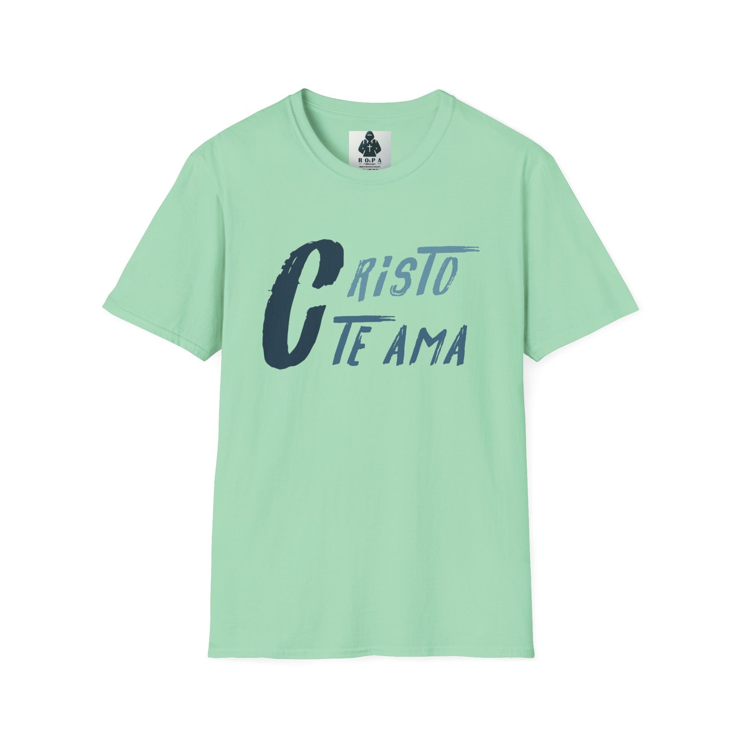 Unisex Softstyle T-Shirt - 'Cristo Te Ama' Inspirational Tee