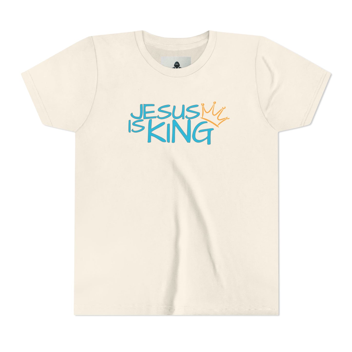 Youth Tee with Inspirational Jesus Design, Faith T-Shirt, Christian Gift, Summer Outfit, Religious Apparel, Kids Faithwear