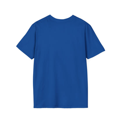 Minimalist Unisex Softstyle T-Shirt with Hand Design