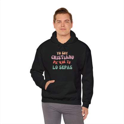 Unisex Heavy Blend Hooded Sweatshirt - 'Yo Soy Cristiano' Statement Sweatshirt