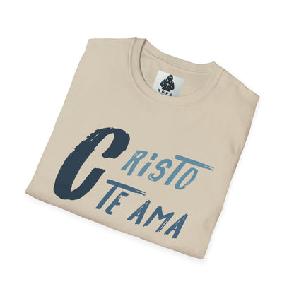 Unisex Softstyle T-Shirt - 'Cristo Te Ama' Inspirational Tee