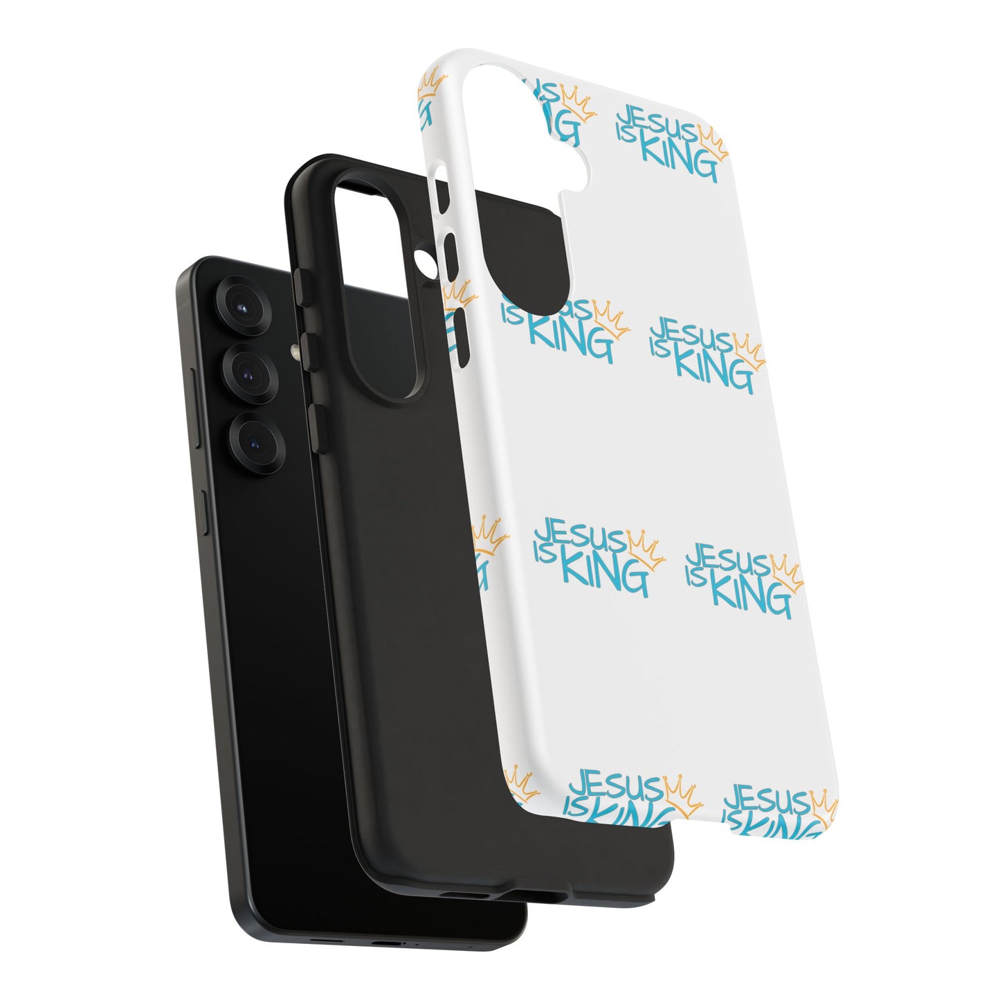 Jesus is King Phone Case - Tough Cases, Christian Gifts, Religious Accessories, Inspirational Protection, Unique Smartphone Cover