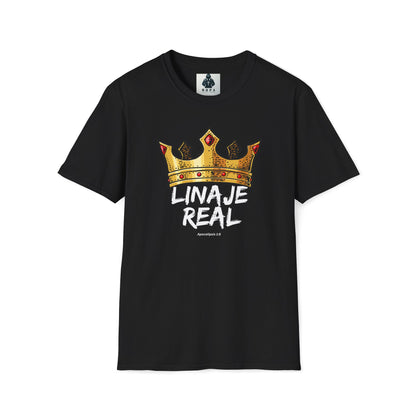 Unisex Softstyle T-Shirt - "Linaje Real" Crown Design - Perfect for Celebrations and Everyday Wear