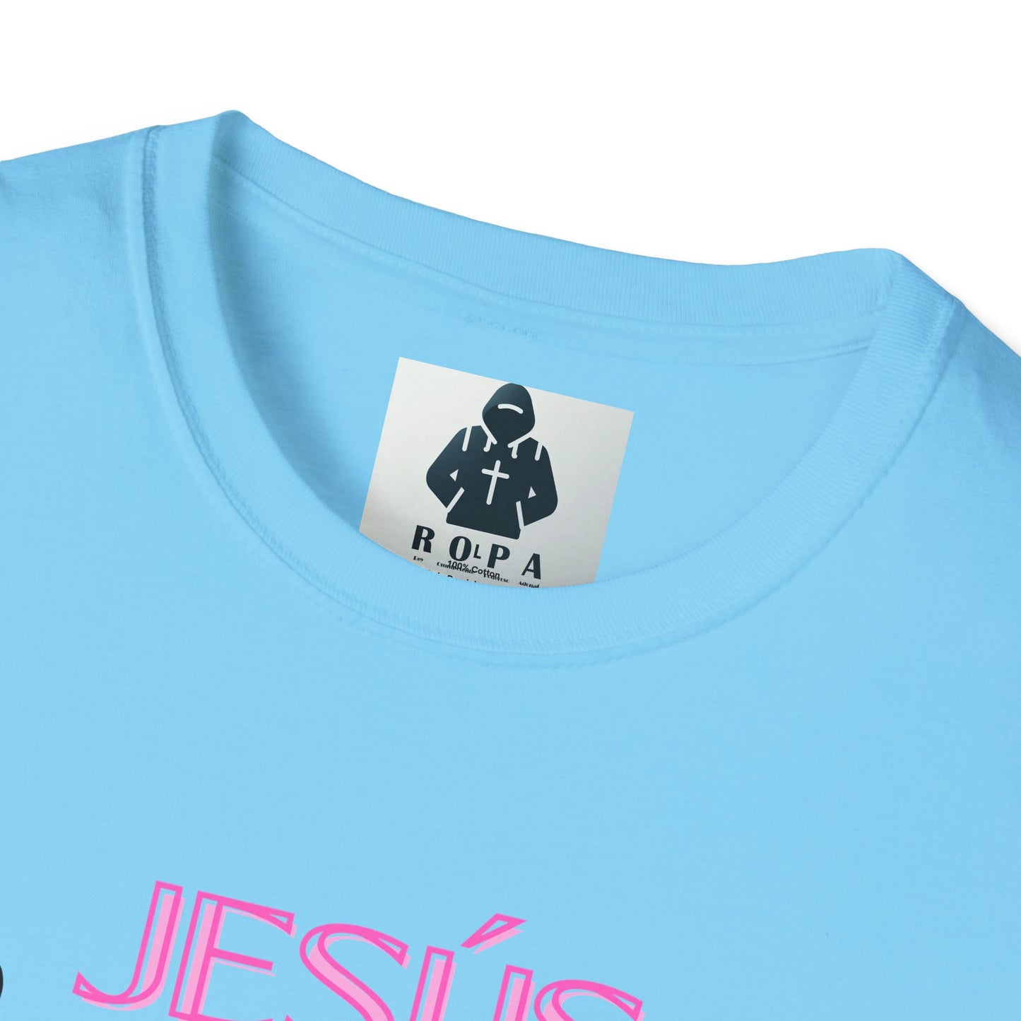 Pink lt of Unisex Softstyle T-Shirt - 'Jesús Maranatha Coming Soon' Spiritual Tee