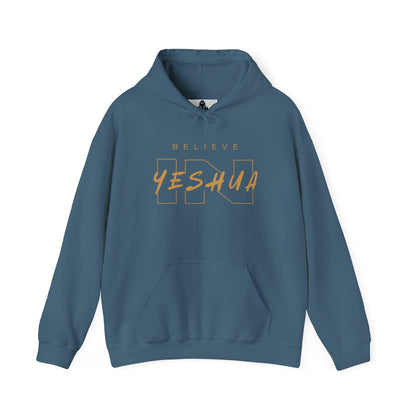 Unisex Heavy Blend™ Hooded Sweatshirt - 'Believe Yeshua' Inspirational Hoodie