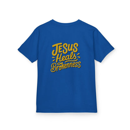 Kids Inspirational Tee - "Good" & "Jesus Heals Brokenness" - Perfect for Church, Gifts, Birthdays, Family Events