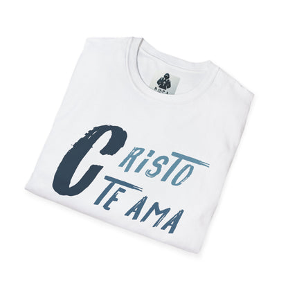 Unisex Softstyle T-Shirt - 'Cristo Te Ama' Inspirational Tee