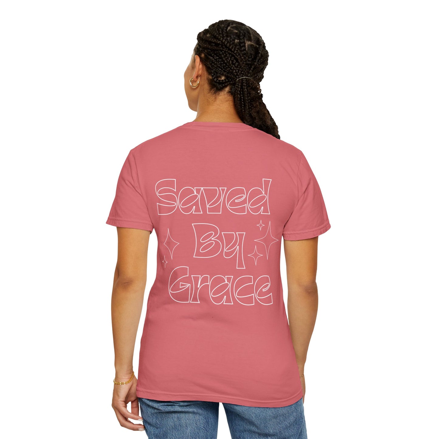 Faith-Inspired Unisex T-Shirt - Saved By Grace, Casual Wear, Christian Apparel, Gift for Believers, Everyday Comfort