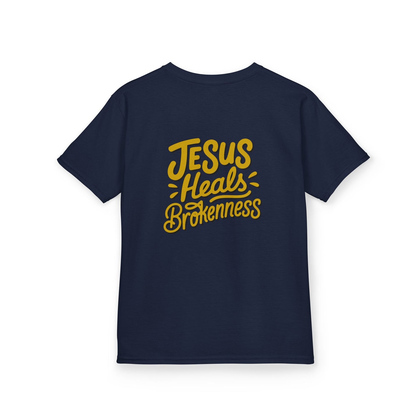 Kids Inspirational Tee - "Good" & "Jesus Heals Brokenness" - Perfect for Church, Gifts, Birthdays, Family Events