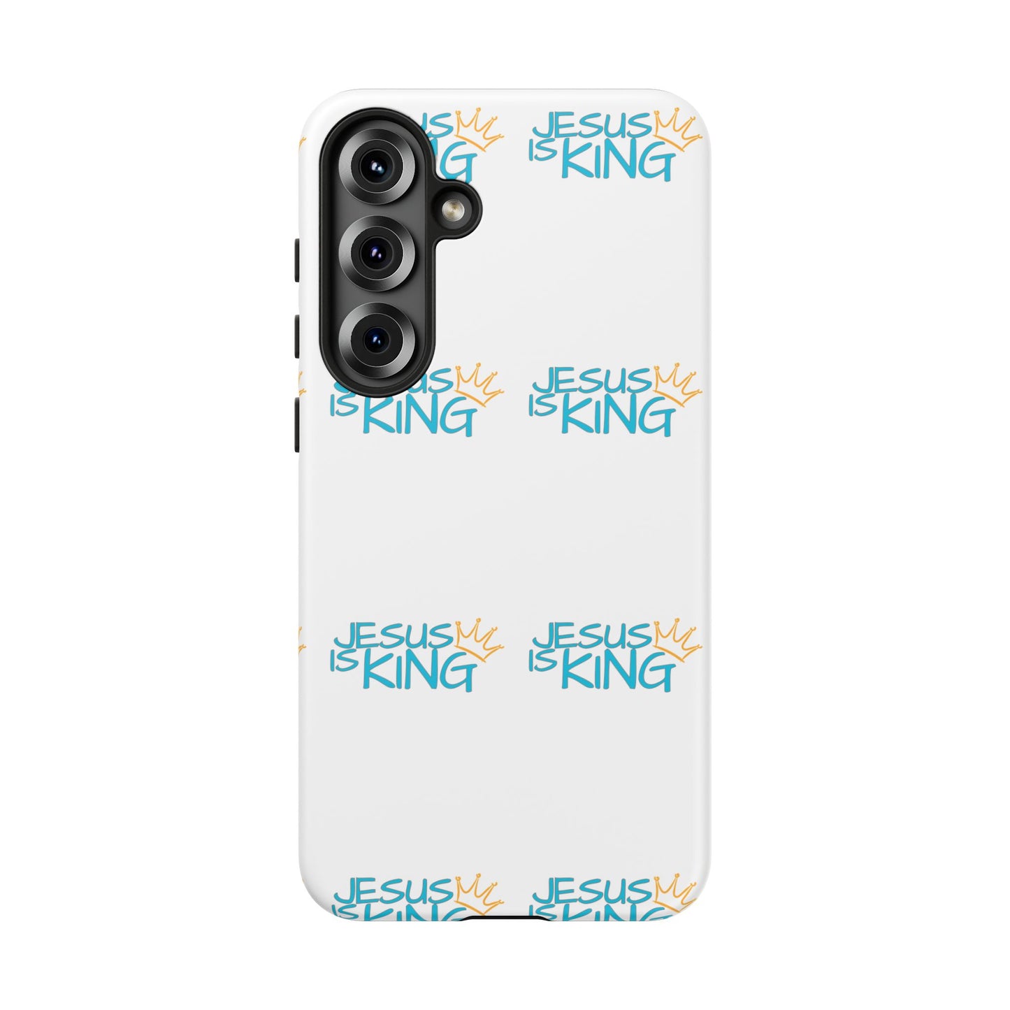 Jesus is King Phone Case - Tough Cases, Christian Gifts, Religious Accessories, Inspirational Protection, Unique Smartphone Cover