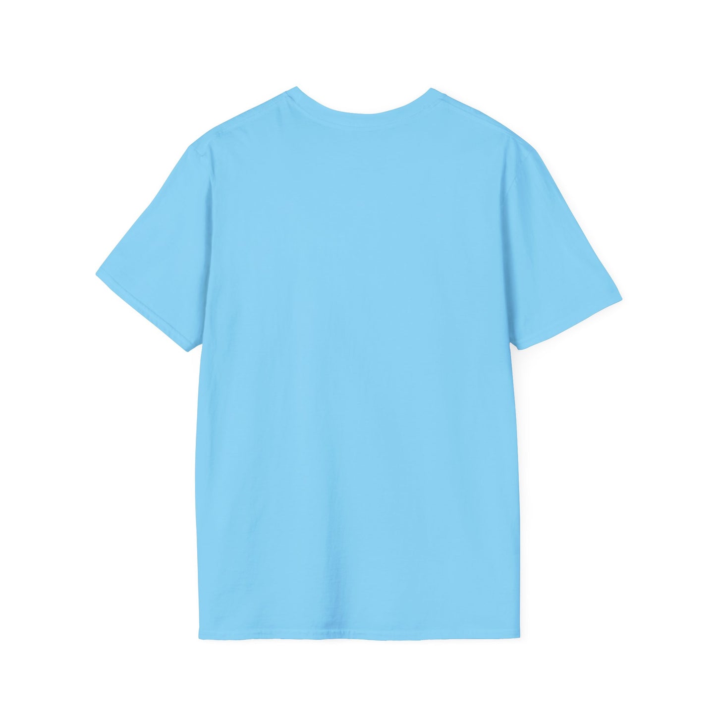 Minimalist Unisex Softstyle T-Shirt with Hand Design