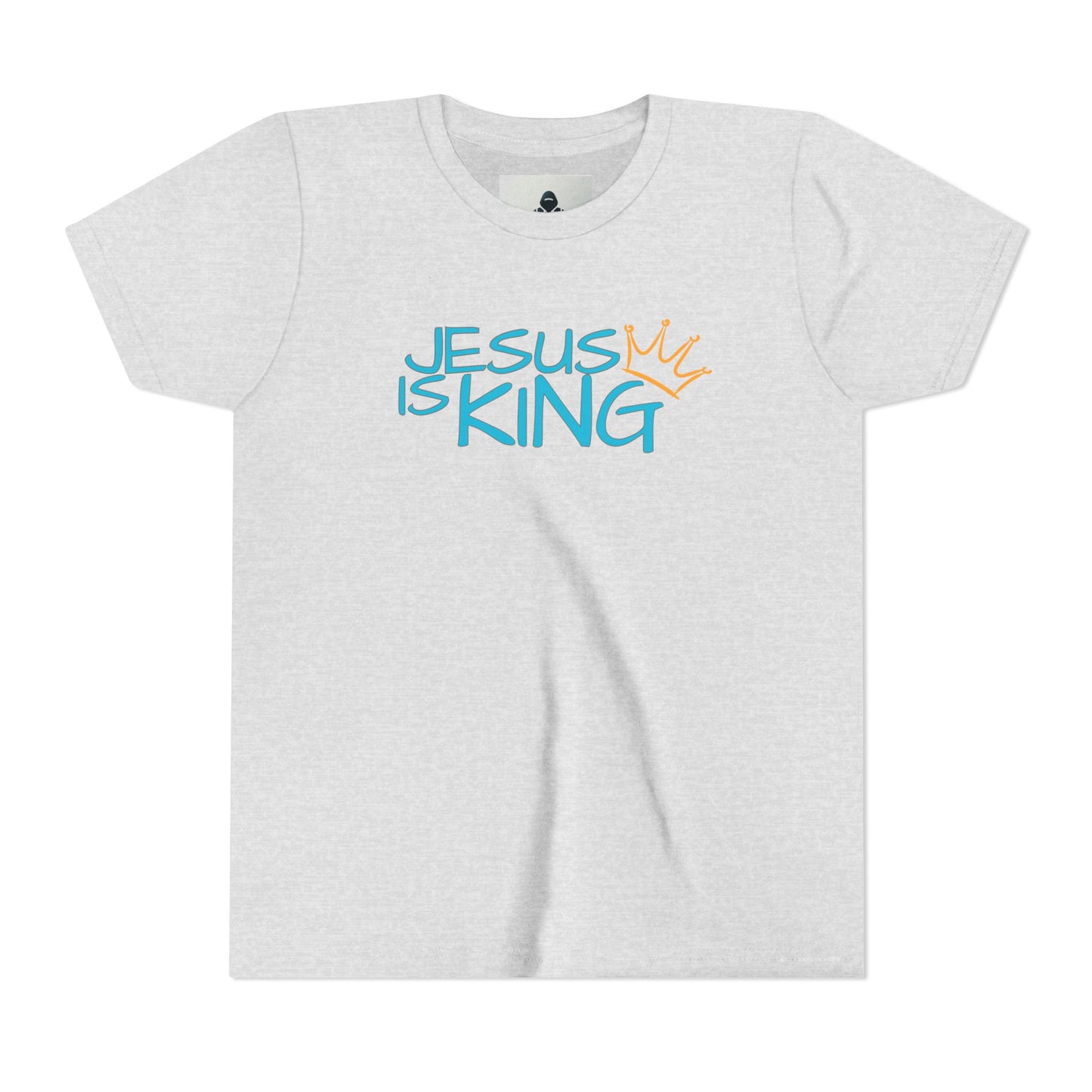Youth Tee with Inspirational Jesus Design, Faith T-Shirt, Christian Gift, Summer Outfit, Religious Apparel, Kids Faithwear