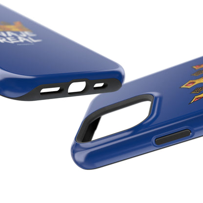 Magnetic Phone Case with Crown Design, Unique Phone Cover, Gift for Artists, Trendy Case, Protection for iPhone, Customizable Design
