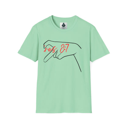 Unisex Softstyle T-Shirt with 'rez 87' Graphic - Casual Streetwear Tee