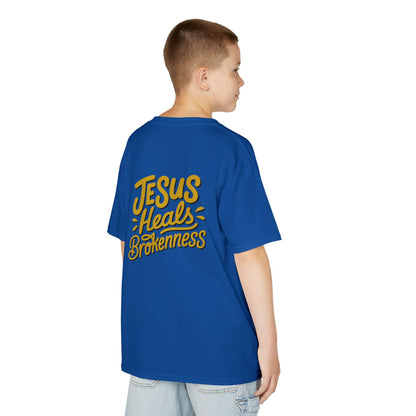 Kids Inspirational Tee - "Good" & "Jesus Heals Brokenness" - Perfect for Church, Gifts, Birthdays, Family Events