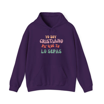 Unisex Heavy Blend Hooded Sweatshirt - 'Yo Soy Cristiano' Statement Sweatshirt