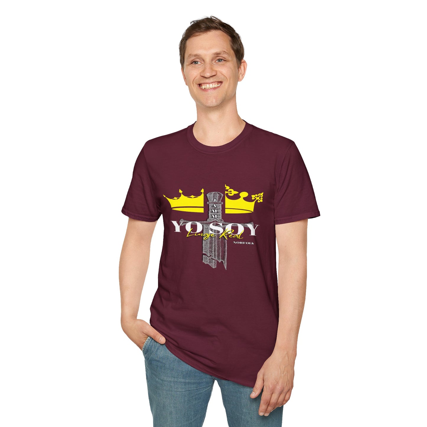 Crown Graphic Unisex Softstyle T-Shirt | Casual Wear, Streetwear, Gift for Friends, Birthday, Everyday Fashion