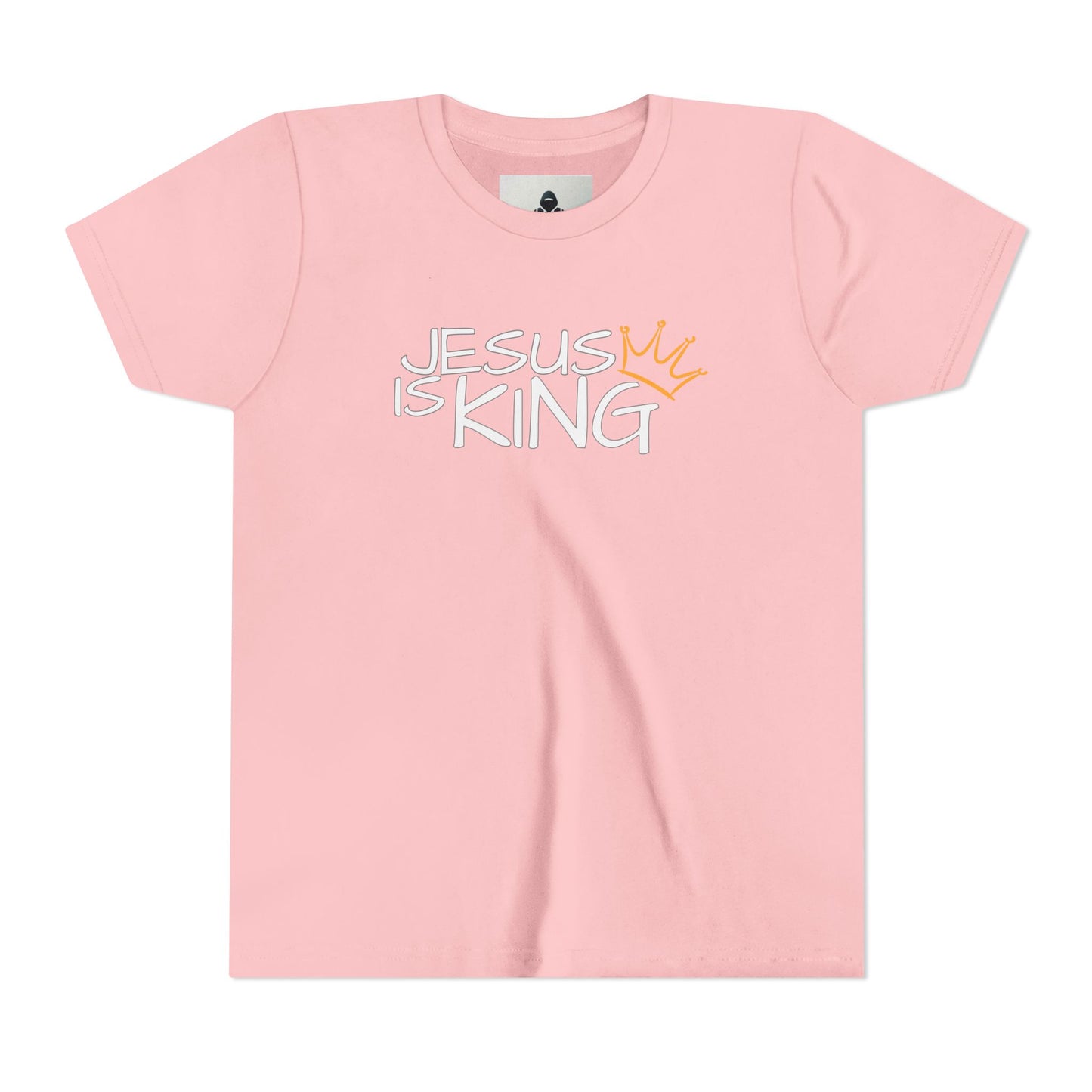 Youth Tee with Inspirational Jesus Design, Faith T-Shirt, Christian Gift, Summer Outfit, Religious Apparel, Kids Faithwear