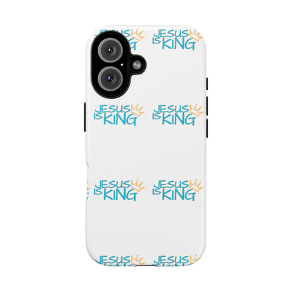 Jesus is King Phone Case - Tough Cases, Christian Gifts, Religious Accessories, Inspirational Protection, Unique Smartphone Cover