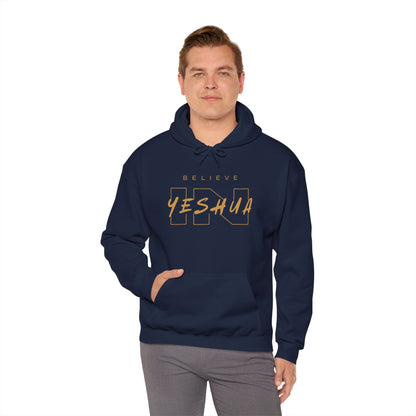 Unisex Heavy Blend™ Hooded Sweatshirt - 'Believe Yeshua' Inspirational Hoodie