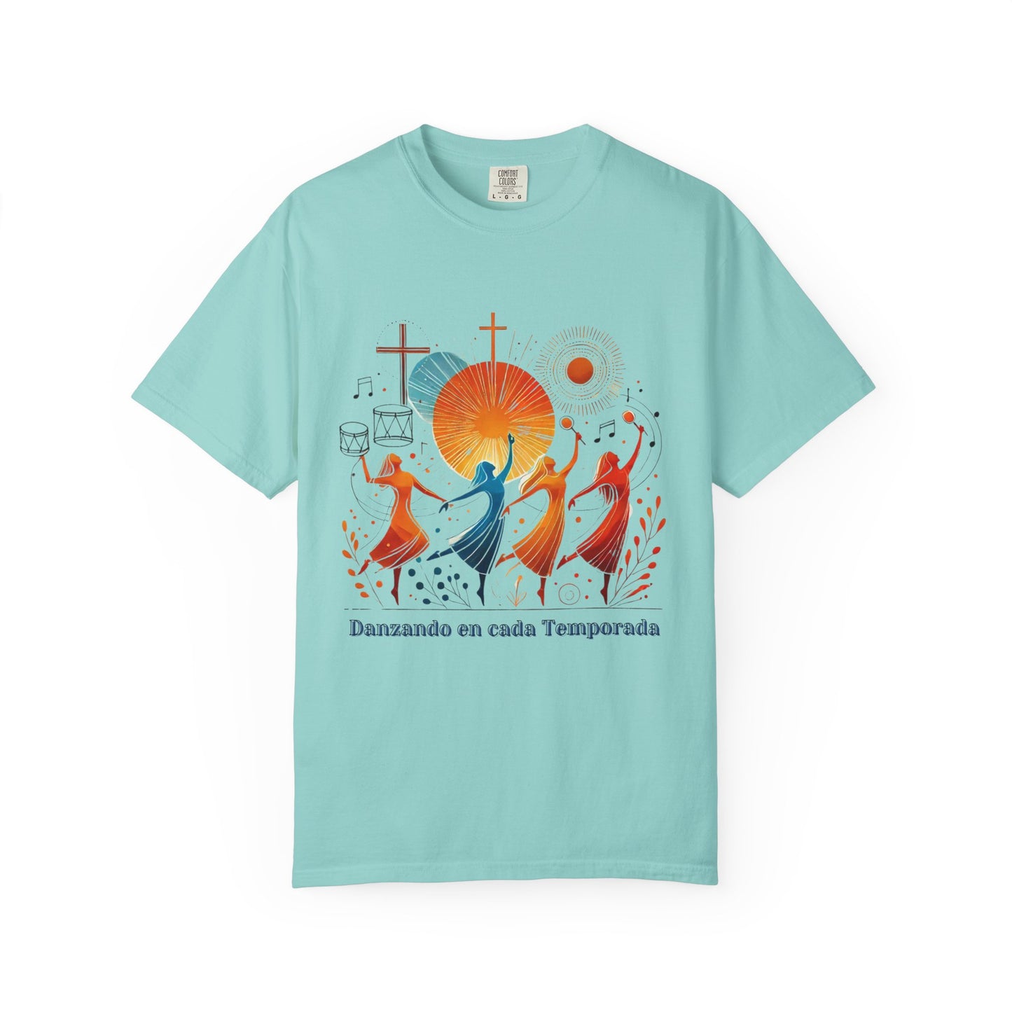 Unisex Garment-Dyed T-Shirt, Dance Design Tee, Seasonal Celebration Shirt, Gift for Dance Lovers, Festival Apparel