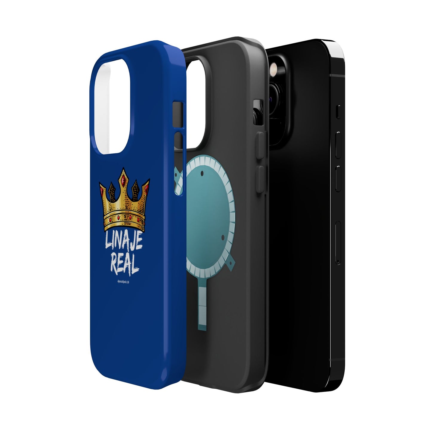 Magnetic Phone Case with Crown Design, Unique Phone Cover, Gift for Artists, Trendy Case, Protection for iPhone, Customizable Design