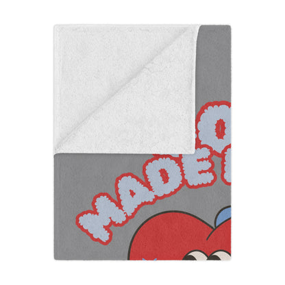 God Made It New Microfiber Blanket - Cozy Heart Design for Comfort and Inspiration
