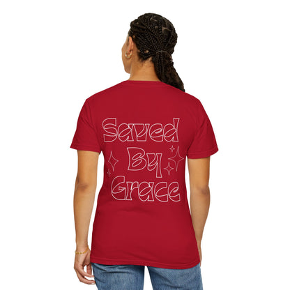Faith-Inspired Unisex T-Shirt - Saved By Grace, Casual Wear, Christian Apparel, Gift for Believers, Everyday Comfort