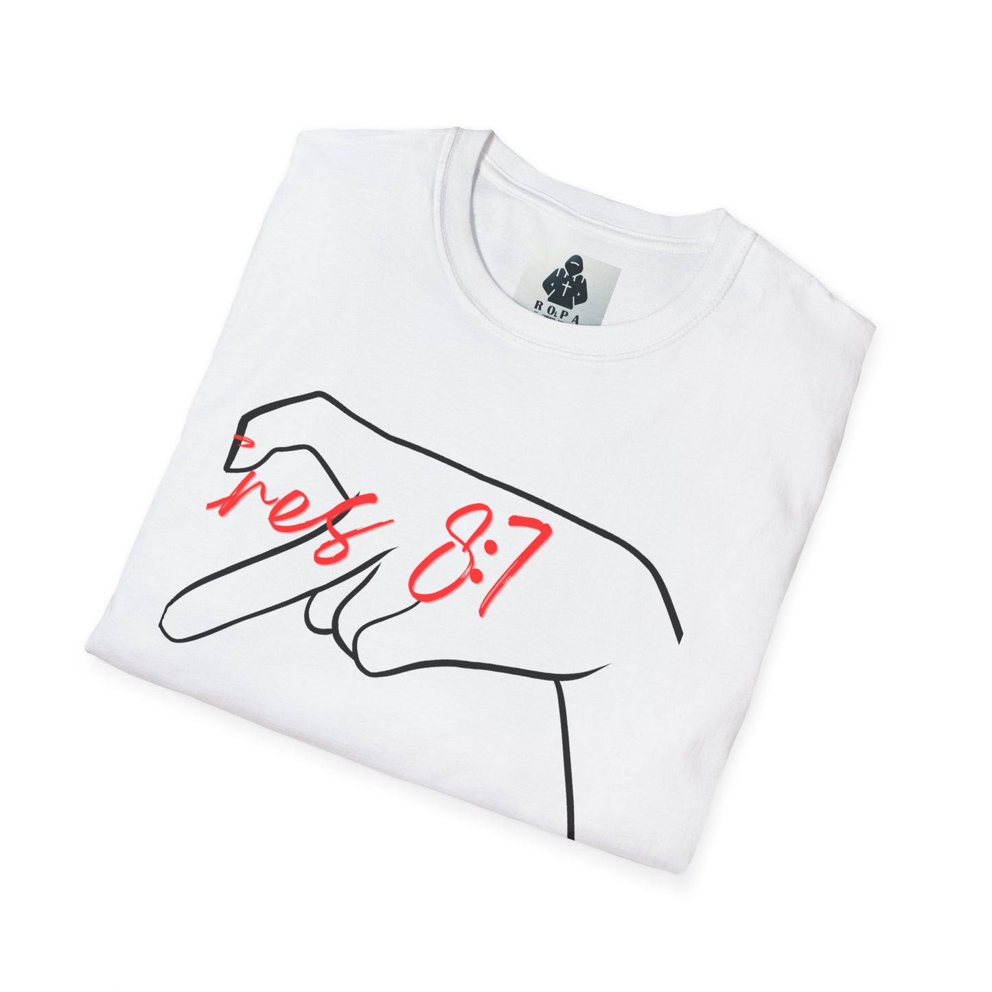 Unisex Softstyle T-Shirt with 'rez 87' Graphic - Casual Streetwear Tee