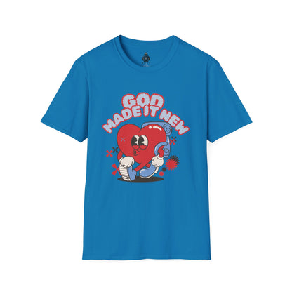 God Made New Unisex Softstyle T-Shirt - Fun & Playful Graphic Tee