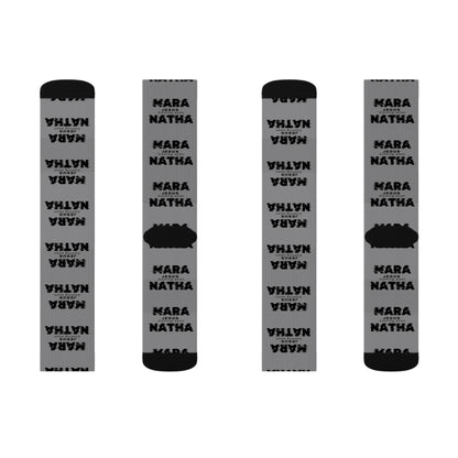 Personalized Sublimation Socks - Custom Name Design for Unique Gifting