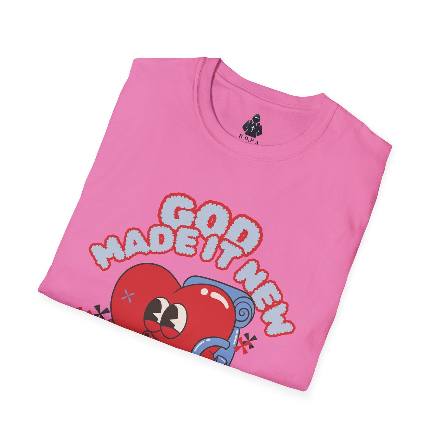 God Made New Unisex Softstyle T-Shirt - Fun & Playful Graphic Tee
