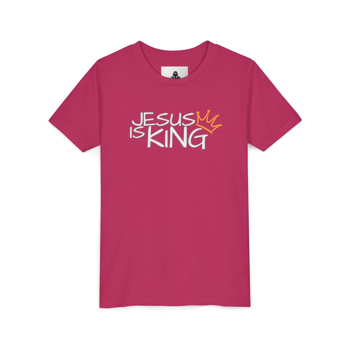 Youth Tee with Inspirational Jesus Design, Faith T-Shirt, Christian Gift, Summer Outfit, Religious Apparel, Kids Faithwear