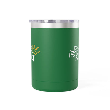 Inspirational Jesus Is King Coffee Mug Tumbler | 15oz, Faith Gift, Christian Cup, Religious Drinkware, Unique Keepsake