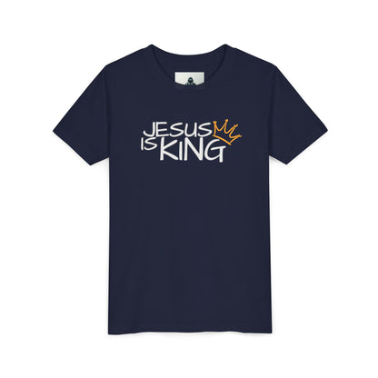 Youth Tee with Inspirational Jesus Design, Faith T-Shirt, Christian Gift, Summer Outfit, Religious Apparel, Kids Faithwear