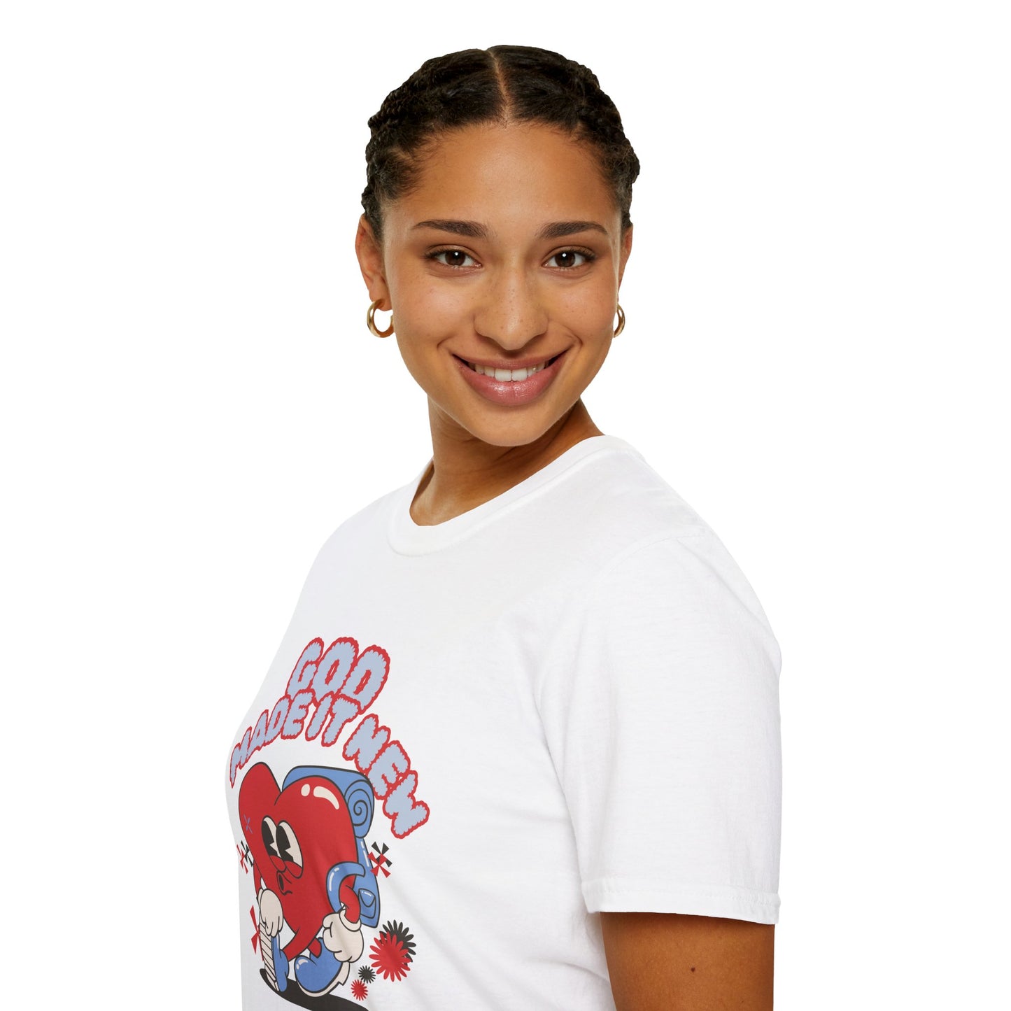 God Made New Unisex Softstyle T-Shirt - Fun & Playful Graphic Tee
