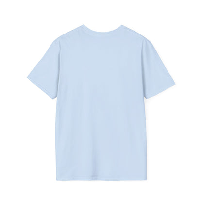 Minimalist Unisex Softstyle T-Shirt with Hand Design